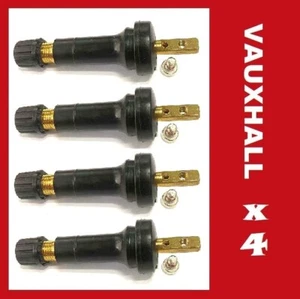 4x Kit de reparación de vástago TPMS válvula sensor de presión de neumáticos para Vauxhall Insignia Astra - Imagen 1 de 4