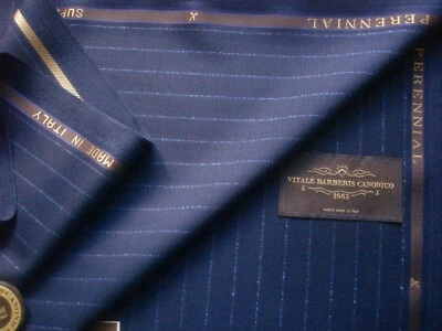 TELA DE TRAJE DE LANA SUPER 110’S HECHA EN ITALIA POR: Vitale Barberis Canonico 3,4 m Foto 1 de 4