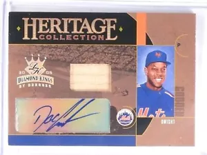 2005 Diamond Kings Heritage Autograph Bat Dwight Gooden #D001/100 #HC9 - Picture 1 of 1