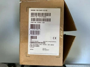 HP HPE 300GB SAS 15K LFF SCC HDD:ProLiant Servers - Hard Drives Gen9 737261-B21 - Picture 1 of 2