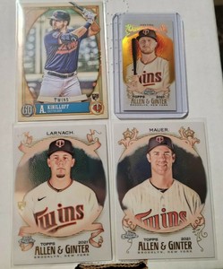 2021 Topps Allen Ginter #ed /50 Gold mini Ryan Jeffers sp, Alex Kirilloff RC lot