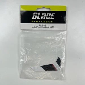 Blade BLH3120R 120SR Vertical Fin with Red Decal NEW - Picture 1 of 2