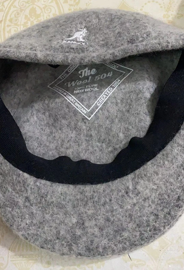 Venta Caliente Kangol Invierno Lana Cálida Newsboy Gorra Plana Informal Mujeres Hombres Boina Sombrero Foto 1 de 3