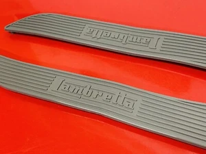 LAMBRETTA LD 125 150 1951 A 1957 ALFOMBRILLAS DE PLÁSTICO GRIS TABLERO TRASERO - Imagen 1 de 5