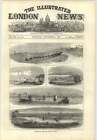 1873 Sketches On The Gold Coast Of Africa Accra Landing Canoe