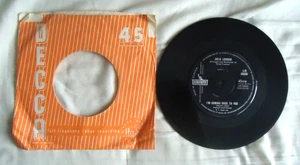 Julie London Snow Flakes Fall In Summer, I'm Coming Back To You Vinyl Record 7" - Picture 1 of 2
