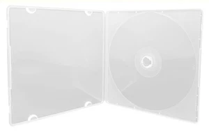 800 SLIM Clear Single VCD PP Poly Cases 5MM - Imagen 1 de 2