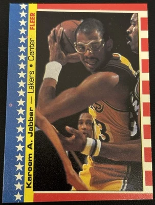 1987-88 Fleer - Stickers Kareem Abdul-Jabbar #8 - Image 1 of 2