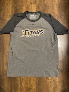 Cal State Fullerton Titans Shirt Mens XL Gray Easton Team Issue Baseball CSUF - Picture 1 of 3