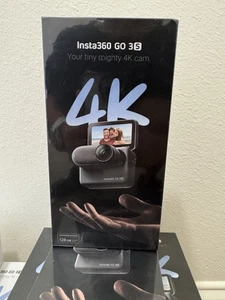 Insta360 - GO 3S (128GB) Action Camera - Black - BRAND NEW SEALED - Picture 1 of 3