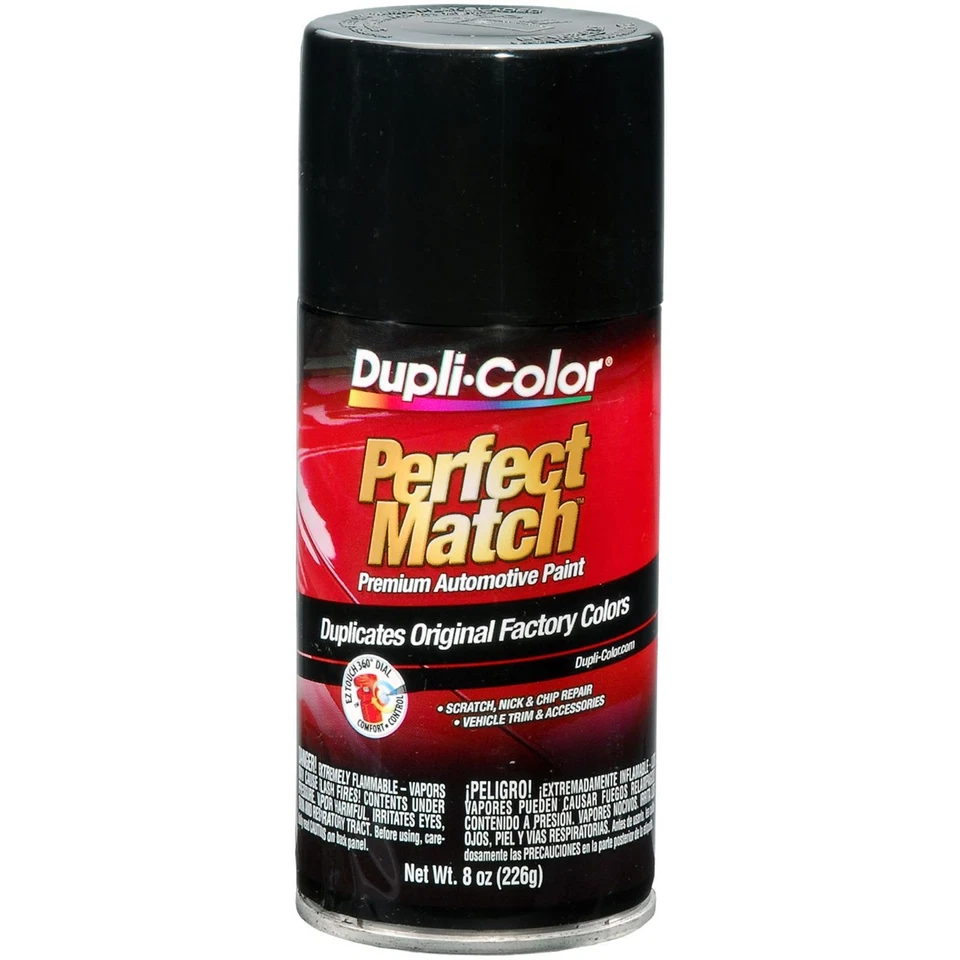 Dupli-Color BUN0100 Perfect Match Paint Gloss Black 8oz - Image 1 of 1