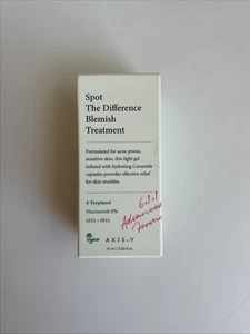 AXIS-Y Spot The Difference Blemish Treatment 15ml Cruelty-Free Koreanische Hautpflege - Bild 1 von 6