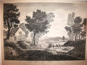 BOYDELL JOHN " DRAWN AFTER NATURE" acquaforte 1747 Paesaggio - Foto 1 di 1