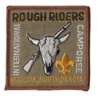 Rough riders International Camporee Medora, Northdakota BSA Patch BR Bdr. [VA-28