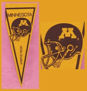 VINTAGE University of Minnesota Golden Gophers Football Pennant! WOW - Picture 1 of 4