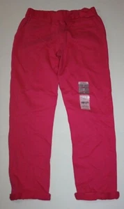 New Carter's 7 year Girls Pink Pull On Pants French Terry Bow Waist Full Length - Picture 1 of 3