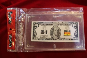 CAPITAL PLASTICS MODERN SIZE CURRENCY, NOTE HOLDER, BRAND NEW, NEVER USED,...... - Picture 1 of 2