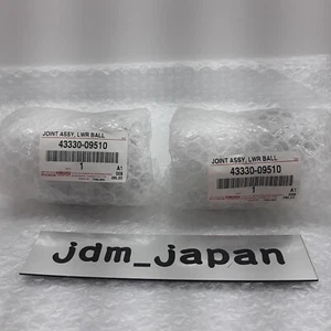 TOYOTA Hilux Fortuner Front Lower Ball Joint Assembly Genuine 43330-09510 x2 New - Picture 1 of 6