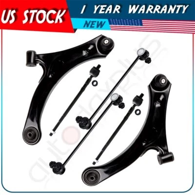 Kit de suspensión delantera de 6 piezas barra estabilizadora barra de acoplamiento para Suzuki Aerio 2004-2007 Foto 1 de 4