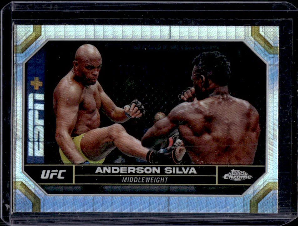 2024 Topps Chrome UFC Anderson Silva Prism Refractor #17