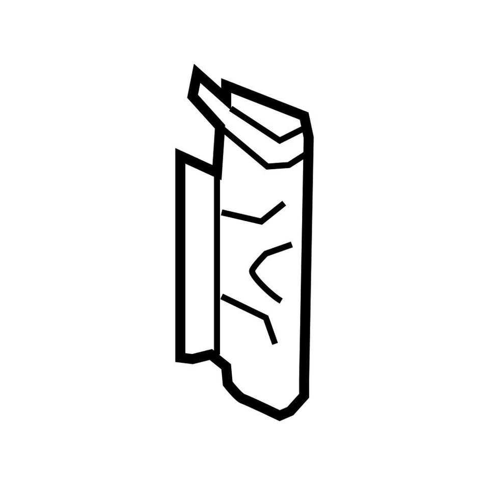 Clip de línea de enfriador de aceite de motor derecho pasajero original OEM para BMW 550i GT Foto 1 de 1