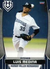 2021 Choice Hudson Valley Renegades #17 Luis Medina Rookie New York Yankees