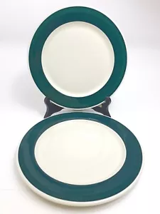 2 Hochwertige Teller Septfontaines Teller 24 cm Villeroy&Boch Vintage Weiß/Grün - Bild 1 von 3