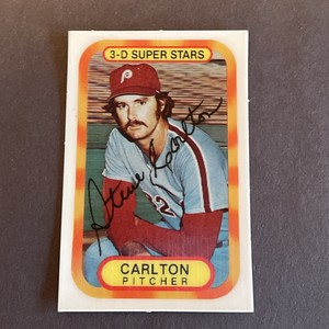 1977 Kellogg's Baseball  - 3-D Super Stars Steve Carlton #57 - See Photos!! Nice
