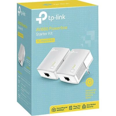 POWERLINE TP-LINK TL-PA4010KIT POWERLINE AV600 V2 KIT ETHERNET COPPIA - Immagine 1 di 2