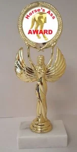 Horses Ass Trophy 8-1/4" Tall  AS LOW AS $3.99 each FREE SHIPPING T05N1 Gag Gift - Picture 1 of 1