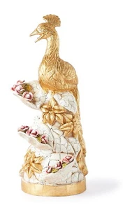 Statuina con fiori Capodimonte Pavone Uccello Statuetta in Porcellana Artistica - Foto 1 di 10