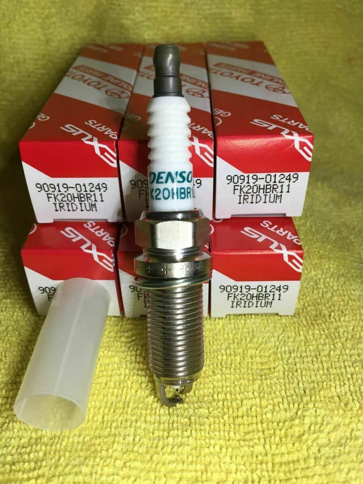 Genuine Lexus GS460 LS460 IS-F Iridium Spark Plug Set of 6 FK20HBR11 > - Image 1 of 1