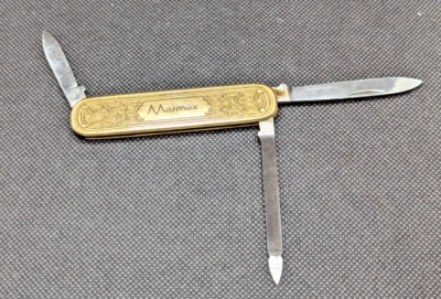 Vintage Paul A Henckels Solingen MARMEX Brass Pocket Knife - Image 1 of 4