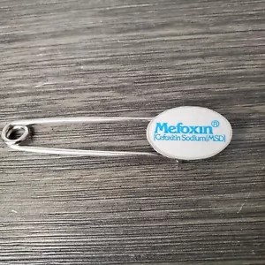Mefoxin Spilla di Sicurezza Spilla da Bavero Medicina Pubblicità - Foto 1 di 3