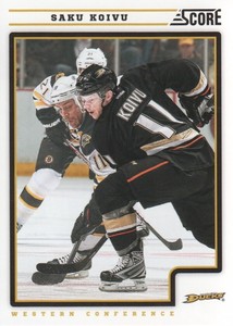 2012-13 Score Hockey #43 Saku Koivu
