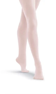 Danskin White Footed Tights by Balera Size Child Small 6 6x Style T99C New - Picture 1 of 5