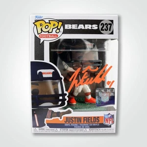 Justin Fields signiert NFL Chicago Bears Funko Pop! #237 - Bild 1 von 3
