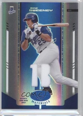 Tela de posición de espejo azul materiales certificados Leaf 2004/100 Mike Sweeney #141 Foto 1 de 2