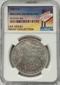 1899-O $1 Morgan Dollar NGC Brilliant Uncirculated Las Vegas Vault Collection - Picture 1 of 1
