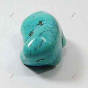 Piedra preciosa suelta de cristal de losa áspera turquesa azul natural de Arizona de 65 quilates - Imagen 1 de 9