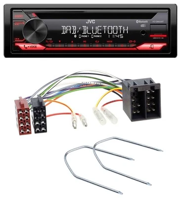 JVC CD DAB USB Bluetooth MP3 Autoradio für VW Passat B2/B3/B4 85-97 Golf 3 III 9 - Bild 1 von 4