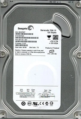 Seagate ST3120215AS P/n: 9CY11C-621 F/w: 3CHF Tk 120GB 3.5 Hard Drive Very Good - Image 1 of 3