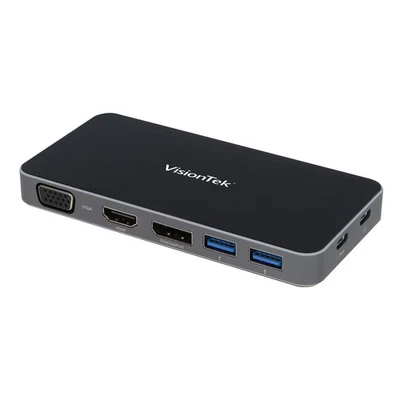 USB C Docking Station Multi Display HDMI DP VGA 100W Power Passthrough - Image 1 of 4