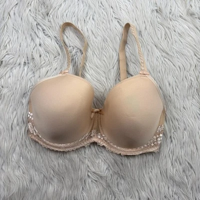 Fantasie Women's 30 H Nude Beige Rebecca Molded Spacer Bra Lace Trim - Image 1 of 4