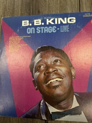 B.B. KING ON STAGE LIVE VINYL LP 1965  UNITED SUPERIOR RECORD LABEL VERY GOOD PL - Image 1 of 2