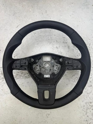 VW Passat 3C CC B7 Golf EOS Sharan T5 Lenkrad Leder NEU BEZOGEN 3C8419091AQ - Bild 1 von 4