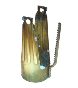 Originale Aladdin Modello 12 Ottone Lampada Olio Bruciatore Stoppino Alzatore Non Magnetico (A41) - Foto 1 di 5