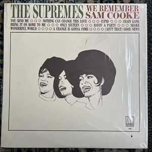 The Supremes - We Remember Sam Cooke Vinyl Mono Lp 1965 MT 629 Shrink Motown - Picture 1 of 5