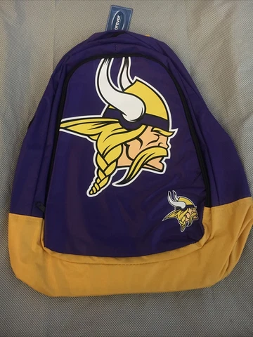 Minnesota Vikings NFL Licensed Backpack Brand New W Tags Cover