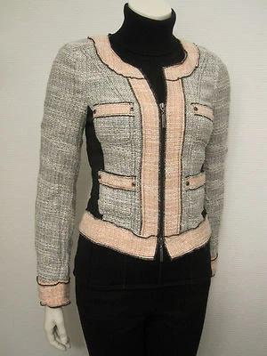 BiBA - modischer Blazer - Gr.36 - champagner/schwarz/powder -  "WIE NEU!" - Bild 1 von 4